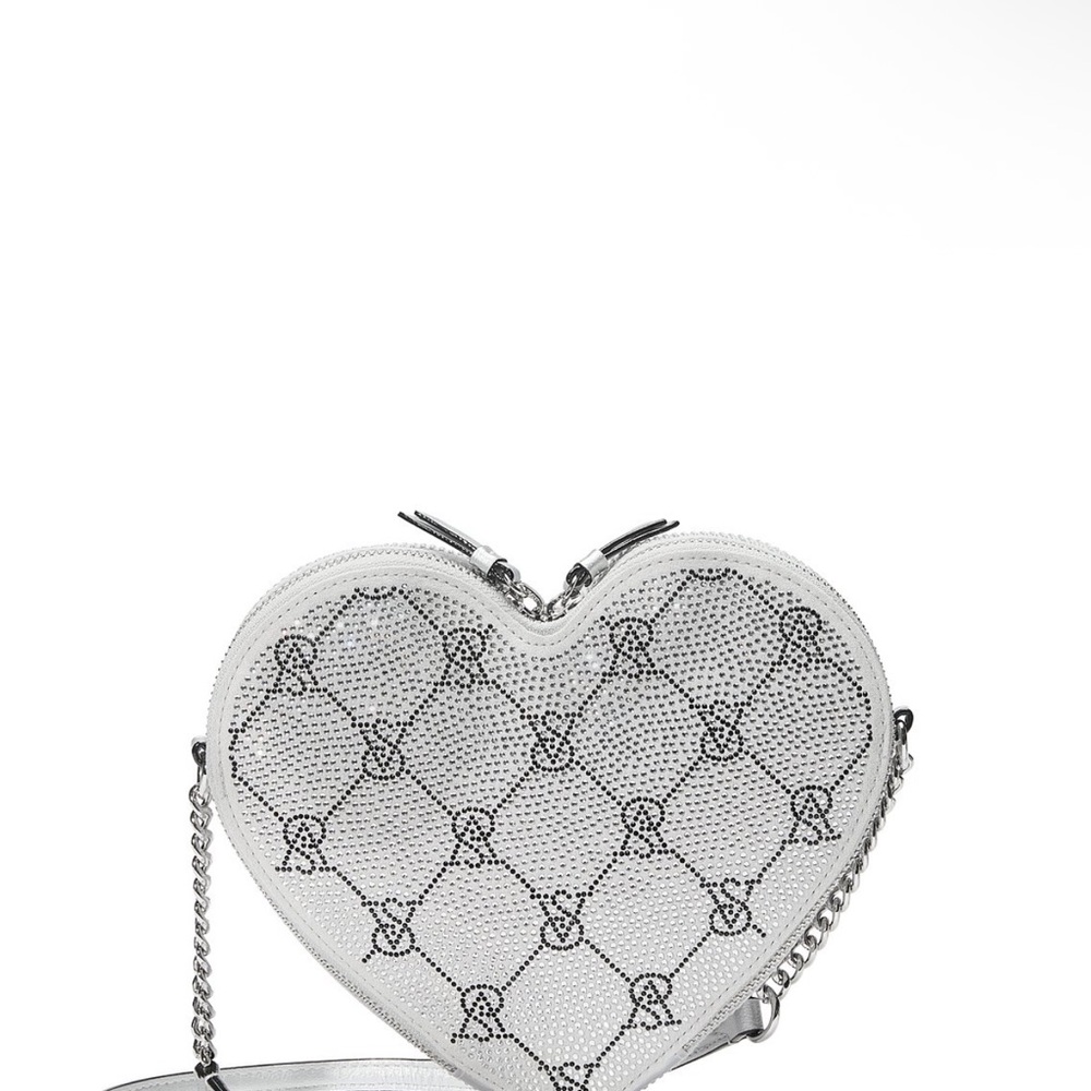 Victoria’s Secret BLING Rhinestones HEART SHAPE CROSSBODY BAG BRAND NEW SEALED